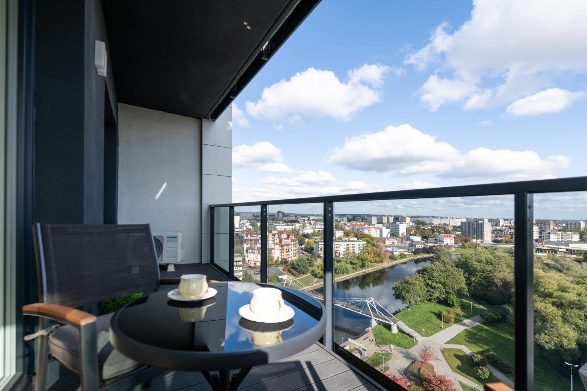 Apartament River Tower W Bydgoszczy Na14 Kondygnacji Εξωτερικό φωτογραφία